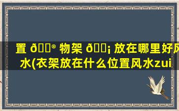 置 💮 物架 🐡 放在哪里好风水(衣架放在什么位置风水zui
好)